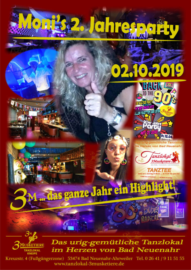 Monis 2.Jahresparty_A4