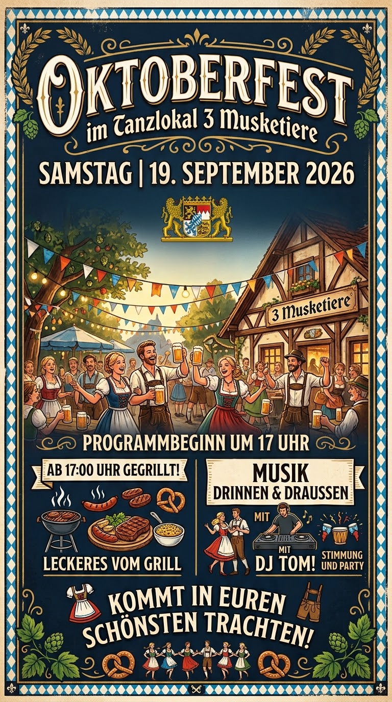 Oktoberfest 3 Musketiere Bad Neuenahr